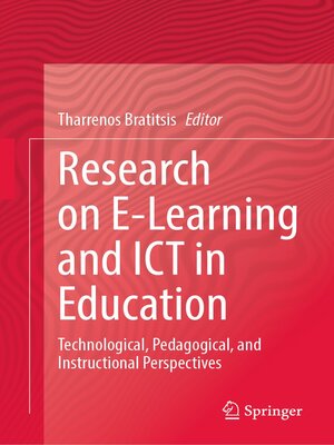 cover image of Research on E-Learning and ICT in Education